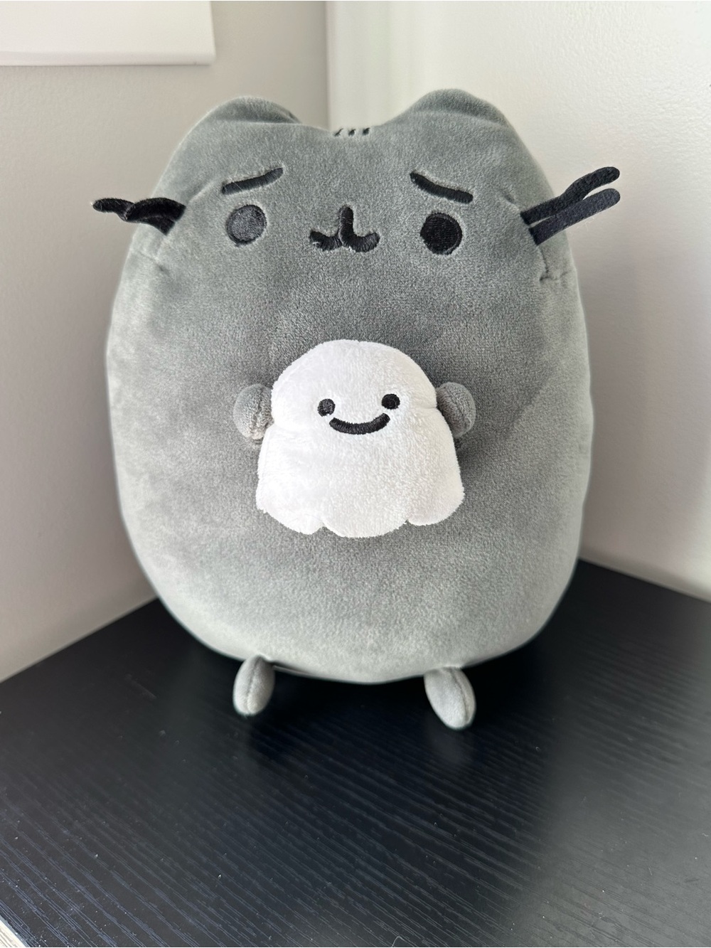 Pusheen Scaredy Cat Ghost Halloween Squisheen Plush 9.5” GUND 2022 Rare